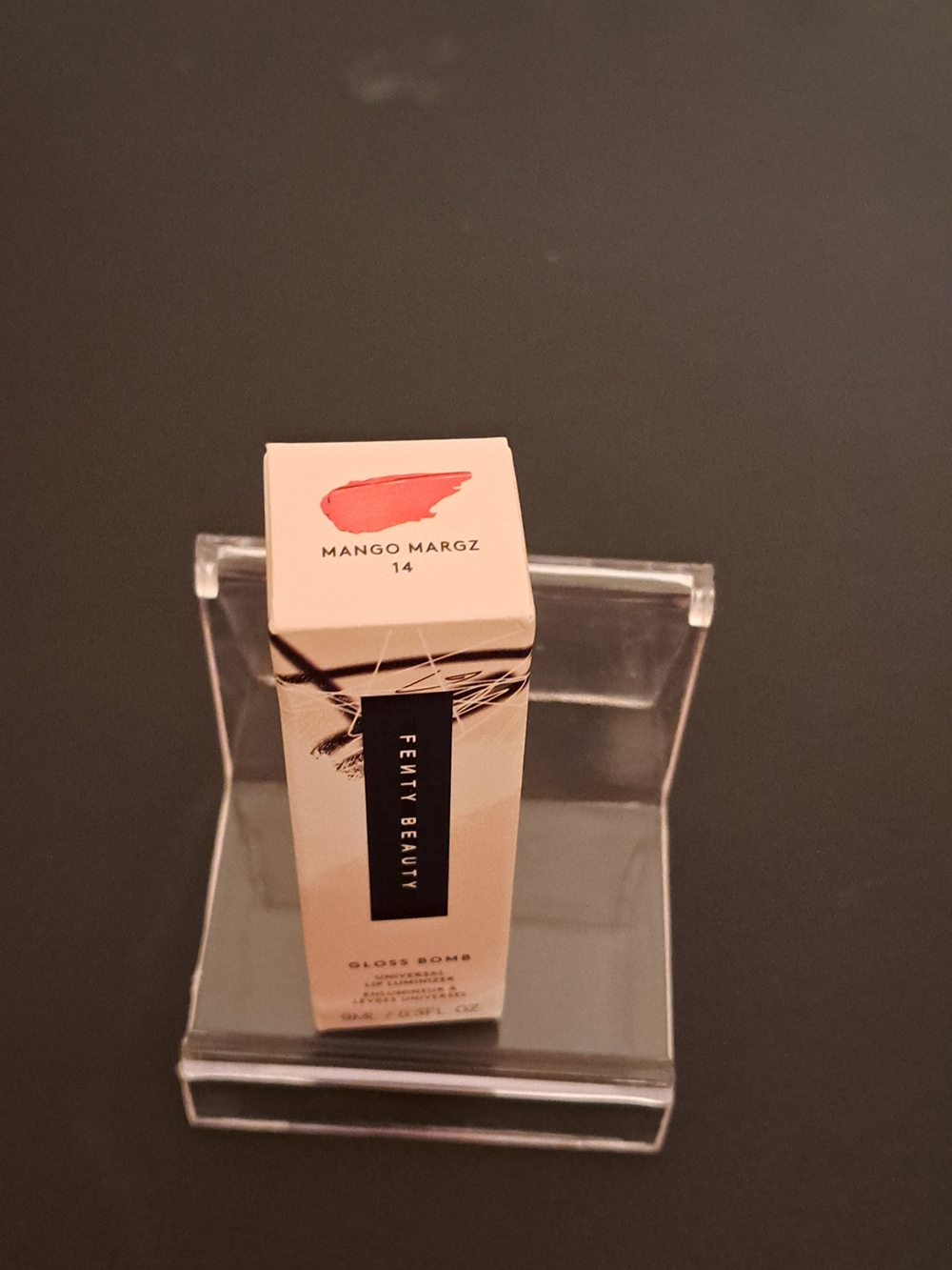 Fenty Beauty Mango Margz Lip Gloss - Peach Coral Shade NIB